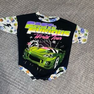 Fast & Furious Kids Bodysuit - Black and Green
